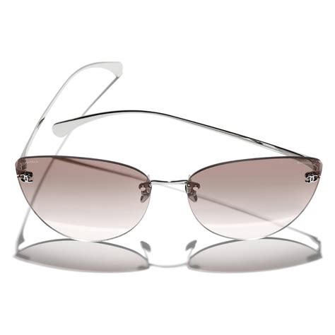 chanel 4273t|CHANEL 4273T Cat Eye Titanium Sunglasses .